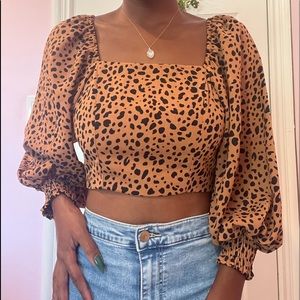 Dalmatian print SHEIN blouse